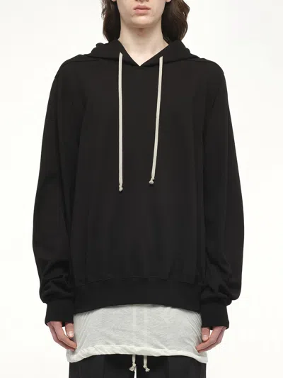 Rick Owens Men's Pullover Hoodie In Black