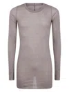 Rick Owens Forever Long-sleeves T-shirt In Gray