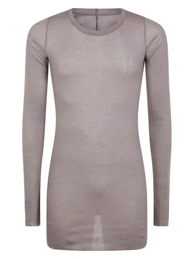 RICK OWENS MEN'S RIB LONG SLEEVES T-SHIRT