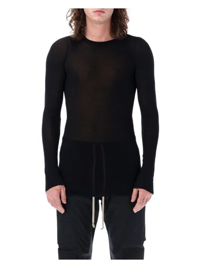 Rick Owens Men's Rib T-shirt T-shirt In Black