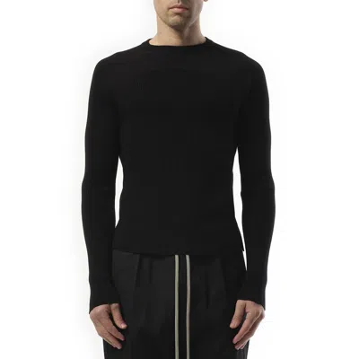 Rick Owens Men's Ribbed Geo Sweater In Black