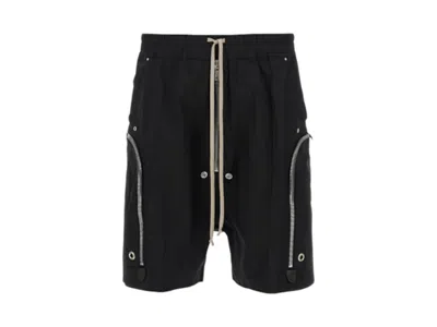 Pre-owned Rick Owens Men's  Bauhaus Bela Shorts In Black