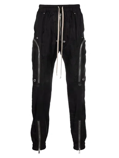 Pre-owned Rick Owens Men's  Bauhaus Cargo Trousers In Black