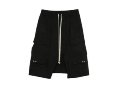 Pre-owned Rick Owens Men's  Cargo Pod Shorts In Black
