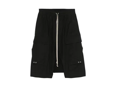Pre-owned Rick Owens Men's  Cargo Pods Shorts In Black