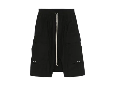 Pre-owned Rick Owens Men's  Cargo Pods Shorts In Black