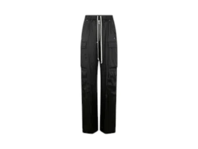 Pre-owned Rick Owens Men's  Cargobelas Straight Leg Pants In Black