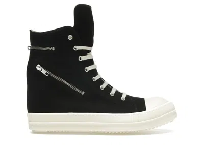 Pre-owned Rick Owens Men's  Concordians Drkshdw Cargo High Sneakers In Black/milk In Multi