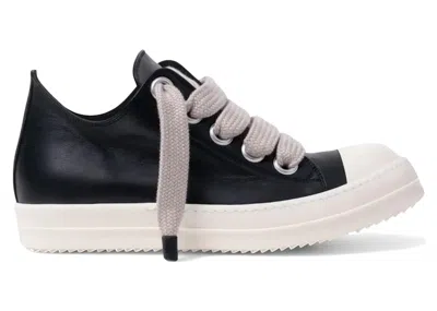 Pre-owned Rick Owens Men's  Concordians Jumbo Laced Low Sneakers In Black/milk In Multi