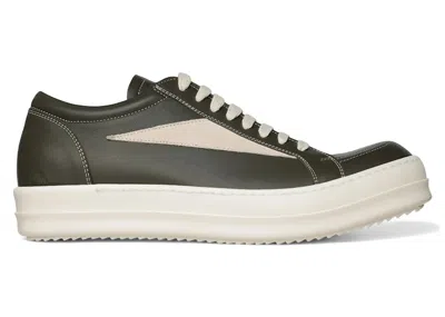 Pre-owned Rick Owens Men's  Concordians Vintage Low Sneakers In Bosco/milk