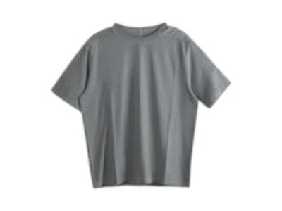 Pre-owned Rick Owens Men's  Cotton Jersey Brad T-shirt In Washed Indigo In Blue
