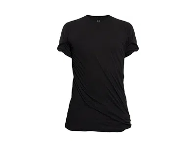 Pre-owned Rick Owens Men's  Double Short Sleeve T-shirt In Black
