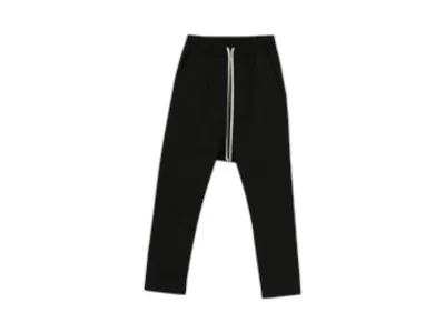 Pre-owned Rick Owens Men's  Drawstring Long Pants In Black
