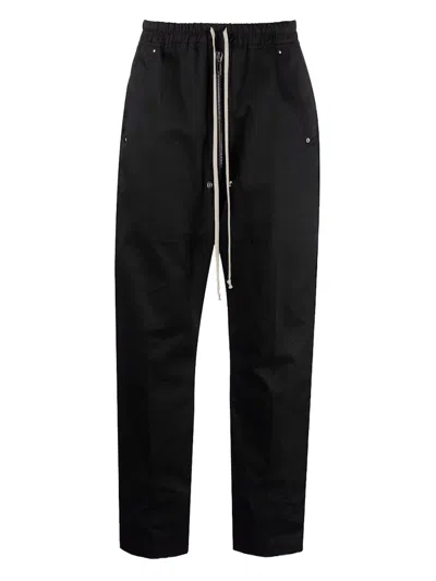 Pre-owned Rick Owens Men's  Drkshdw Bela Drawstring Pants In Black