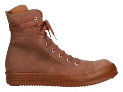 Pre-owned Rick Owens Men's  Drkshdw Brown Sneaks Sneakers In Henna Brown
