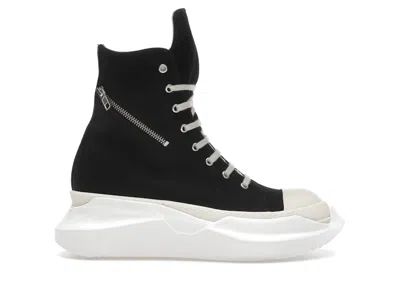 Pre-owned Rick Owens Men's  Drkshdw Cargo Abstract Sneaks Sneakers In Black/milk In Multi