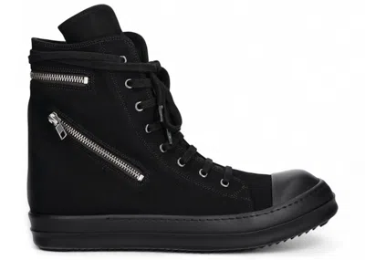 Pre-owned Rick Owens Men's  Drkshdw Cargo High Triple Sneakers In Black