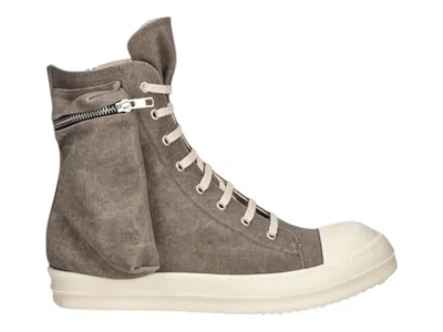 Pre-owned Rick Owens Men's  Drkshdw Cargo Sneaks Sneakers In Dust/milk In Sand