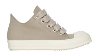 Pre-owned Rick Owens Men's  Drkshdw Concordians Jumbolace Low Sneakers In Dirty Pearl/milk