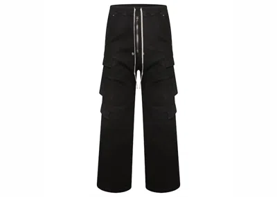 Pre-owned Rick Owens Men's  Drkshdw Double Cargo Jumbo Belas Pants In Black
