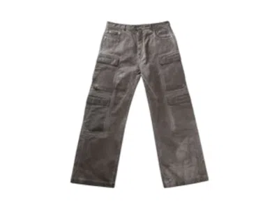 Pre-owned Rick Owens Men's  Drkshdw Double Cargo Pant Jeans In Darkdust In Brown