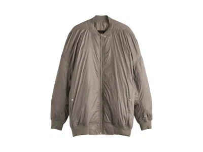 Pre-owned Rick Owens Men's  Drkshdw Jumbo Flight Bomber Jacket In Dust