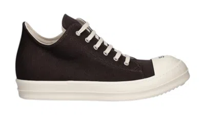 Pre-owned Rick Owens Men's  Drkshdw Lido Low Sneaks So Sneakers In Brown/pearl