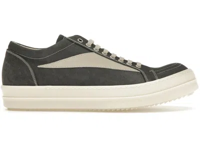 Pre-owned Rick Owens Men's  Drkshdw Lido Vintage Sneakers In Dark Dusk/milk