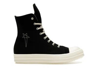 Pre-owned Rick Owens Men's  Drkshdw Luxor High Sneakers In Black/pearl/milk