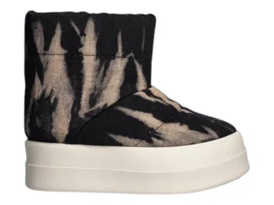 Pre-owned Rick Owens Men's  Drkshdw Mega Bumper Low Lunar Boot Sneakers In Black/beige In Multi