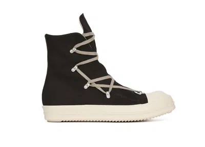 Pre-owned Rick Owens Men's  Drkshdw Porterville Hexa Sneakers In Black/pearl/milk