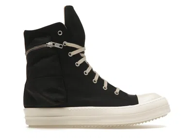 Pre-owned Rick Owens Men's  Drkshdw Ramones Cargo Sneakers In Black/dark Dust/milk In Multi