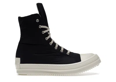 Pre-owned Rick Owens Men's  Drkshdw Strobe Sneakers In Black/milk