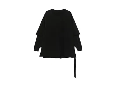 Pre-owned Rick Owens Men's  Drkshdw Tommy Hustler Sweater In Black