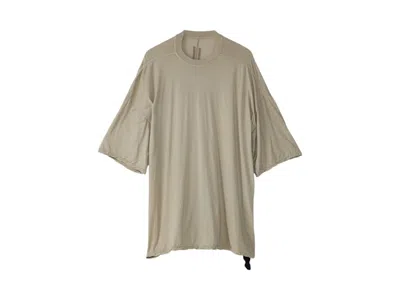 Pre-owned Rick Owens Men's  Drkshdw Tommy Imbottita T-shirt In Pearl