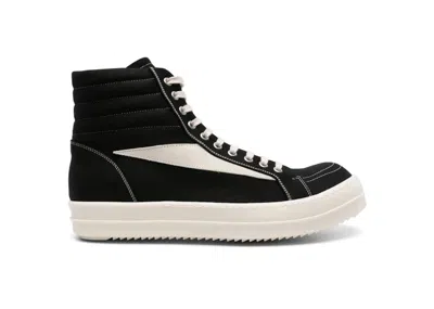 Pre-owned Rick Owens Men's  Drkshdw Vintage High Sneakers In Black/milk