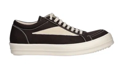 Pre-owned Rick Owens Men's  Drkshdw Vintage Low Sneakers In Brown/milk