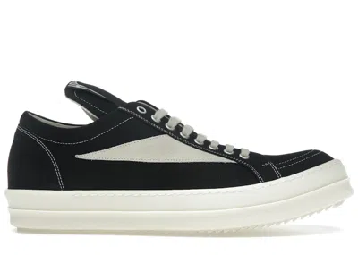 Pre-owned Rick Owens Men's  Drkshsw Hollywood Vintage Ss25 Sneakers In Black/milk