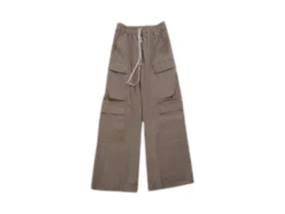 Pre-owned Rick Owens Men's  Heavy Cotton Poplin Cargobelas In Dust