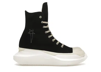 Pre-owned Rick Owens Men's  Hollywood Drkshdw Abstract High Sneakers In Black/pearl/milk