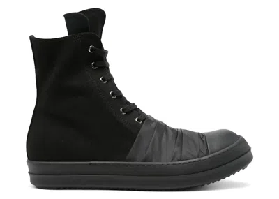Pre-owned Rick Owens Men's  Hollywood Drkshdw Hustler High All Sneakers In Black