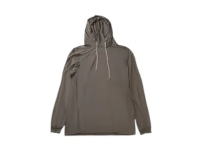 Pre-owned Rick Owens Men's  Hollywood Hoodie In Dust In Brown