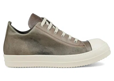 Pre-owned Rick Owens Men's  Hollywood Runway Low Sneakers In Dust/milk