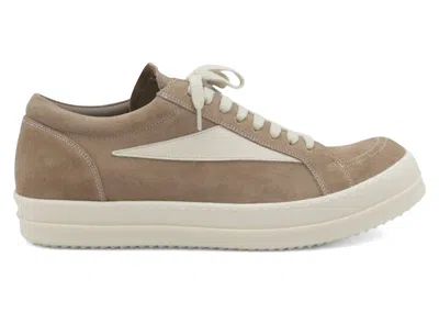 Pre-owned Rick Owens Men's  Hollywood Vintage Low Sneakers In Flesh/milk