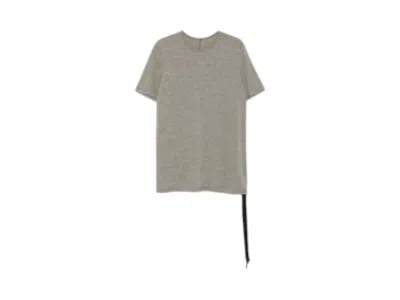 Pre-owned Rick Owens Men's  Level T-shirt In Melange Grey In Gray