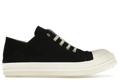 Pre-owned Rick Owens Men's  Lido Drkshdw Slip On Sneakers In Black/milk