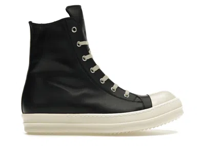 Pre-owned Rick Owens Men's  Luxor Sneakers In Black/milk