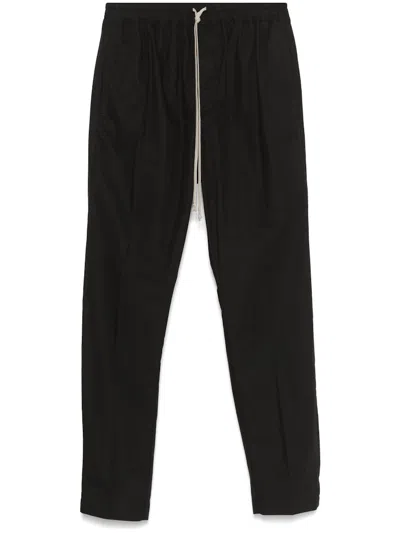 Pre-owned Rick Owens Men's  Mastodon Cargo Pantaloni In Black