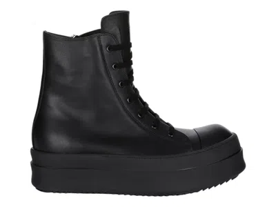 Pre-owned Rick Owens Men's  Mega Bumper Sneakers In Black