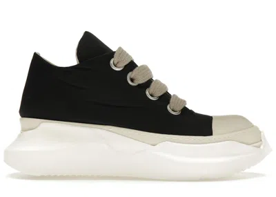 Pre-owned Rick Owens Men's  Porterville Drkshdw Jumbo Laced Abstract Sneakers In Black/pearl/milk